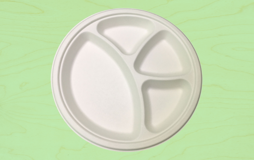 12" 4 CP Round Plate - Image 2