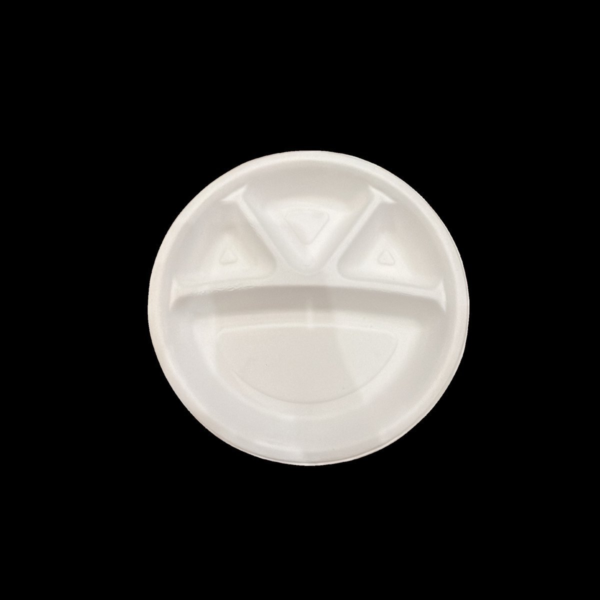 Eco Shree 11" 4 CP Round Plate Premium made from bagasse