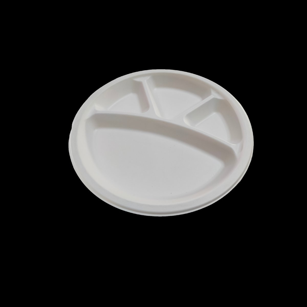 Eco Shree 11" 4 CP Round Plate Regular made from bagasse