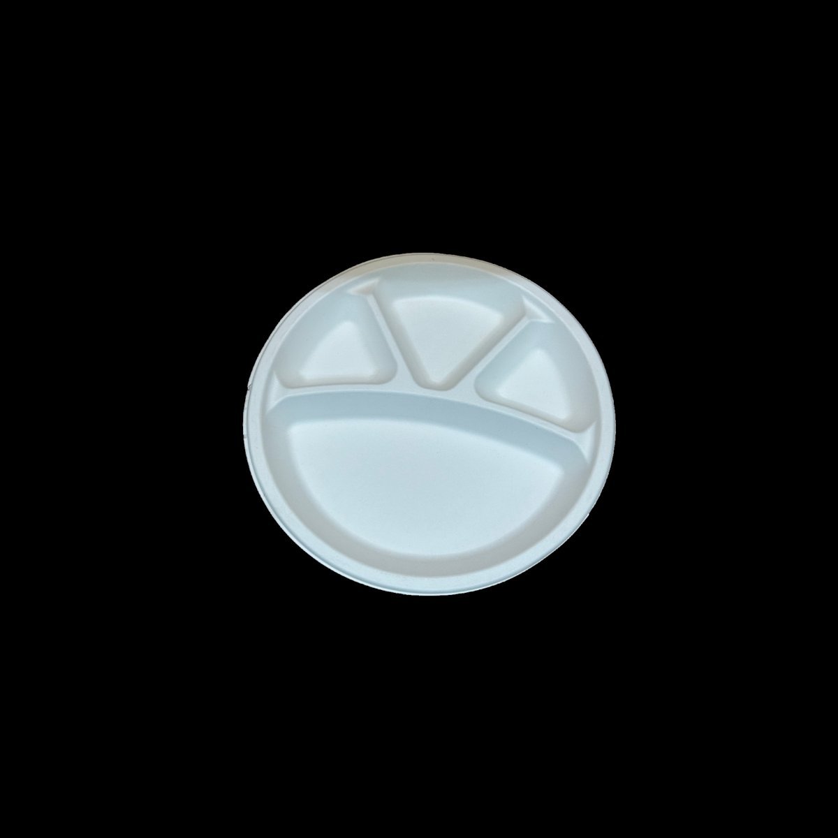 Eco Shree 12" 4 CP Round Plate made from bagasse